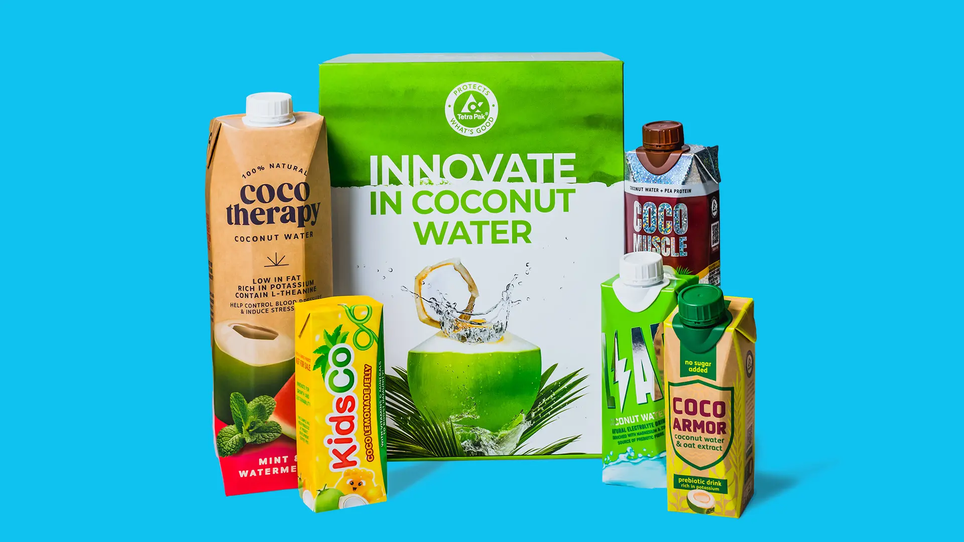 Coconut water presentation kit